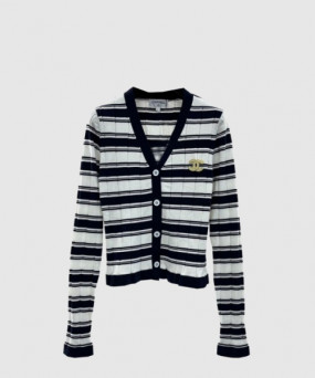 샤넬 로고 니트 상의