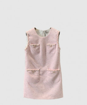 샤넬 플라워 프린트 원피스