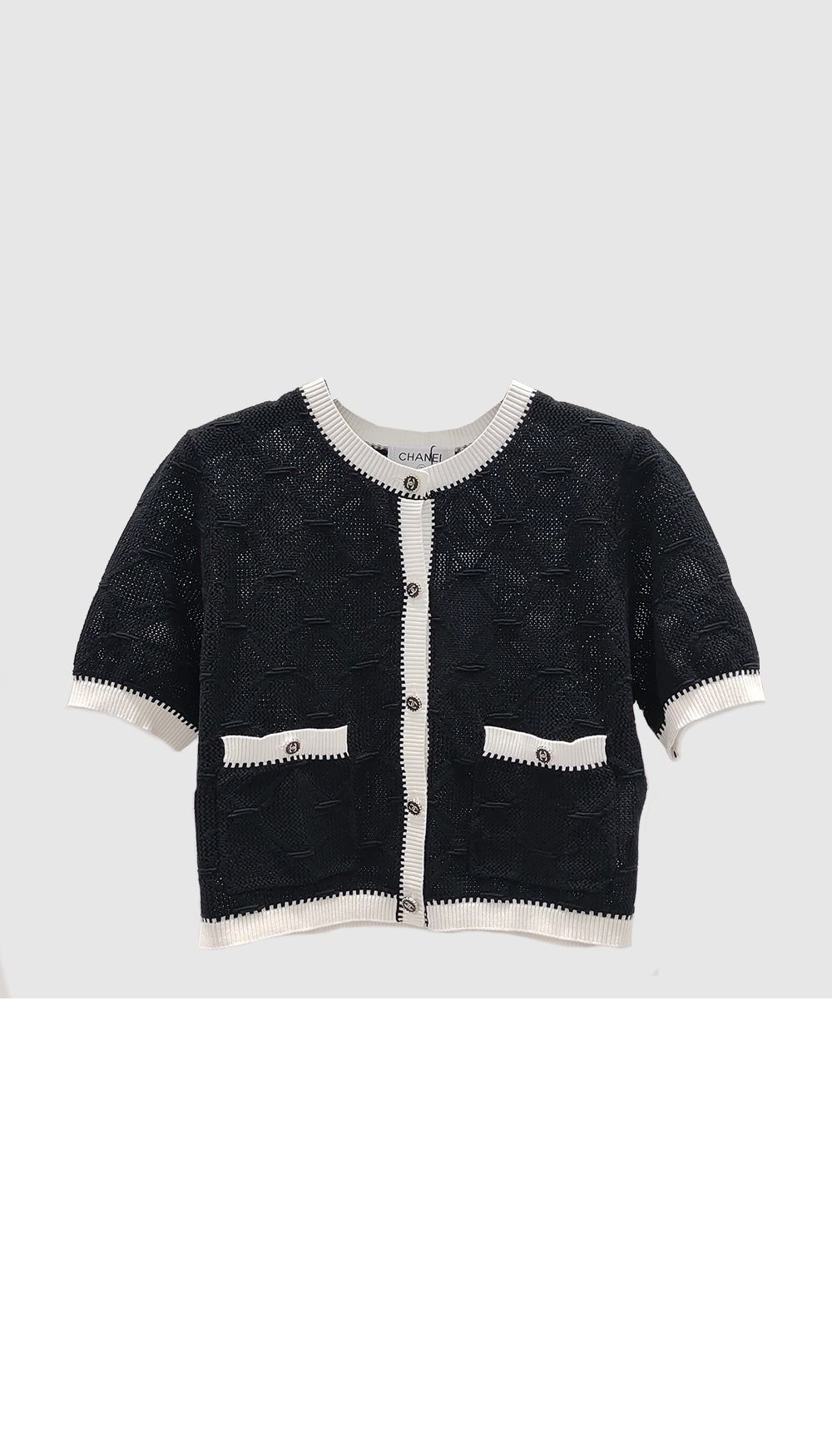 샤넬 니트 톱