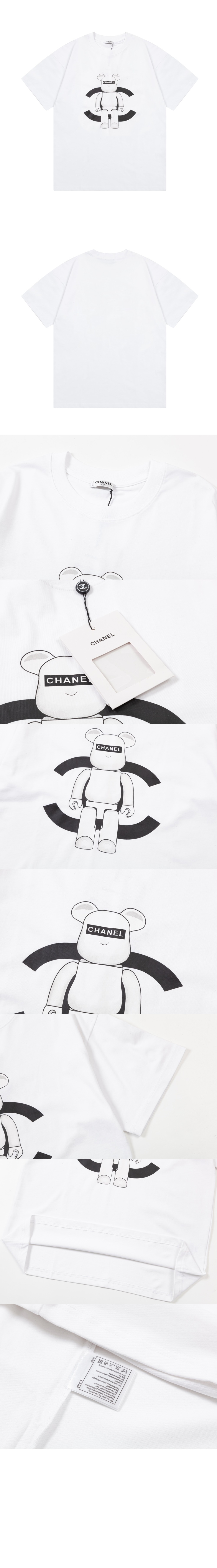 샤넬 플라워 코튼 톱