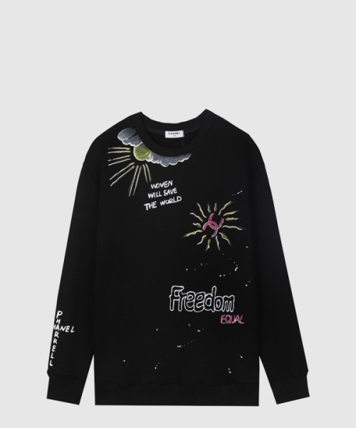 샤넬 플라워 코튼 톱