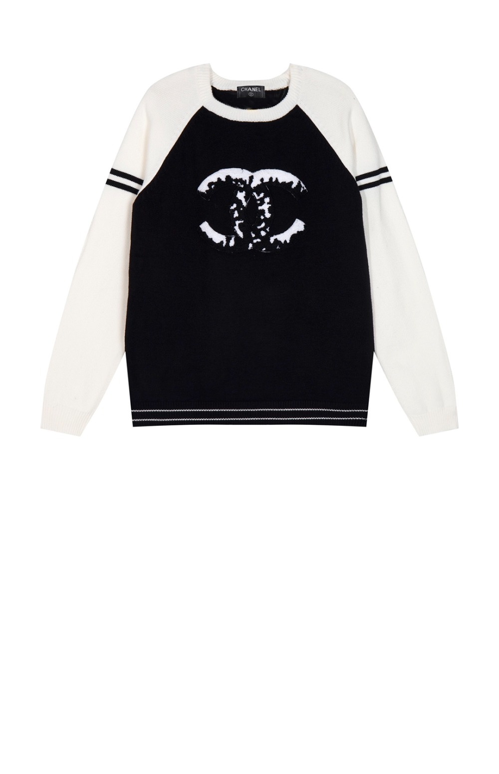 샤넬 로고 프린트 긴팔