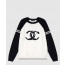 샤넬 로고 프린트 긴팔