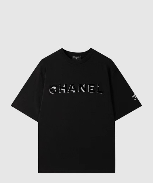 샤넬 로고 프린트 반팔