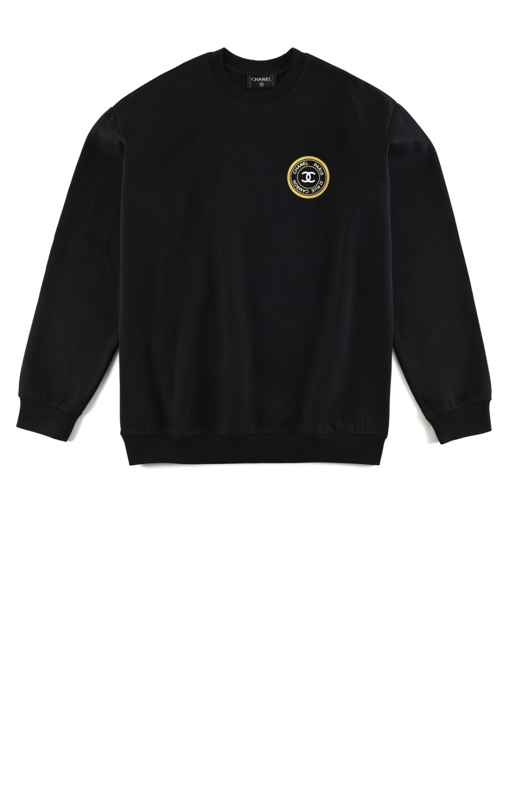 샤넬 로고 면 톱