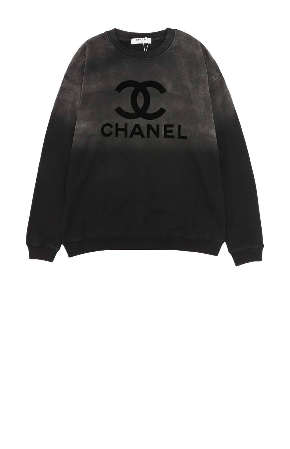 샤넬 로고 프린트 긴팔