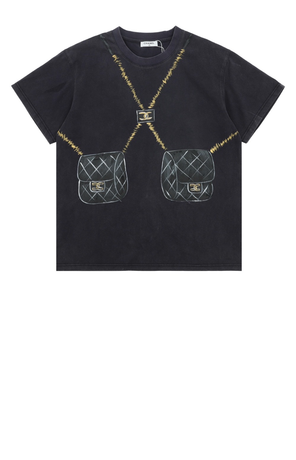 샤넬 플라워 코튼 톱