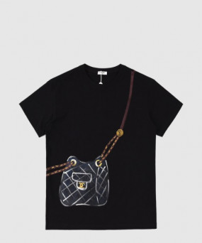 샤넬 로고 프린트 반팔