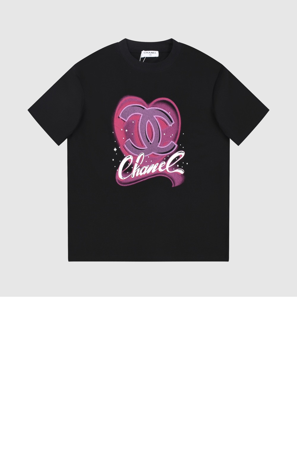 샤넬 로고 프린트 반팔