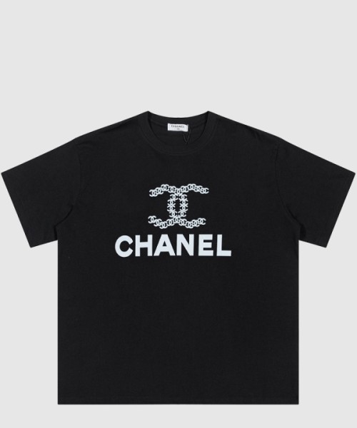 샤넬 로고 프린트 반팔