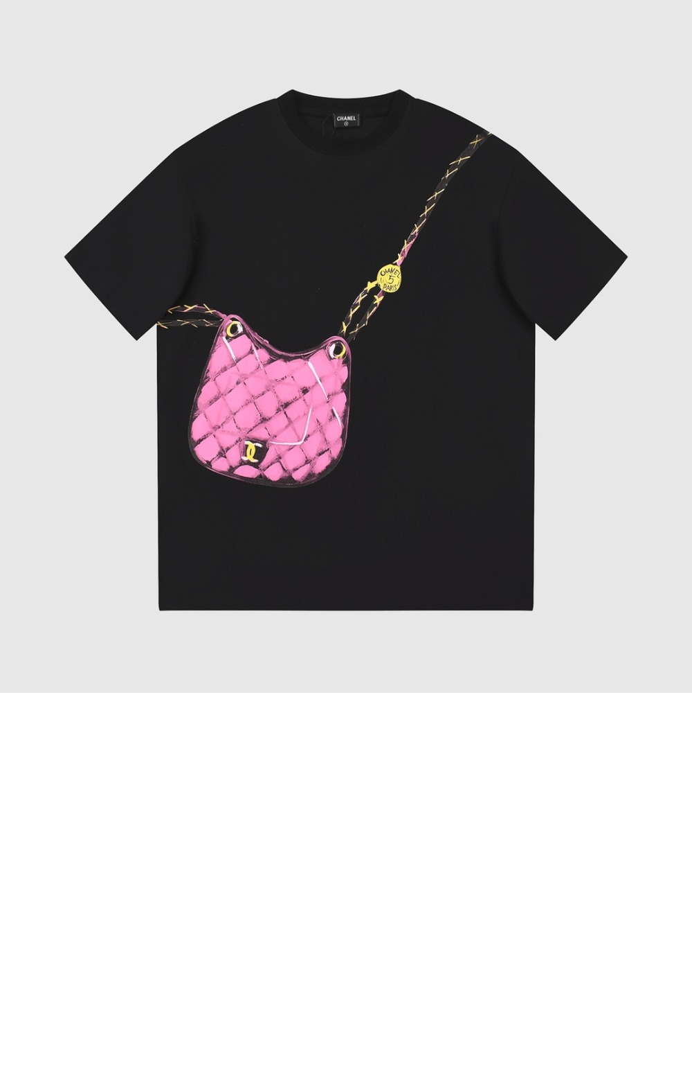 샤넬 로고 프린트 반팔