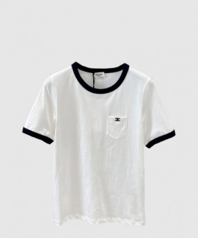 셀린느 로고 프린트 반팔