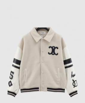 셀린느 로고 프린트 재킷