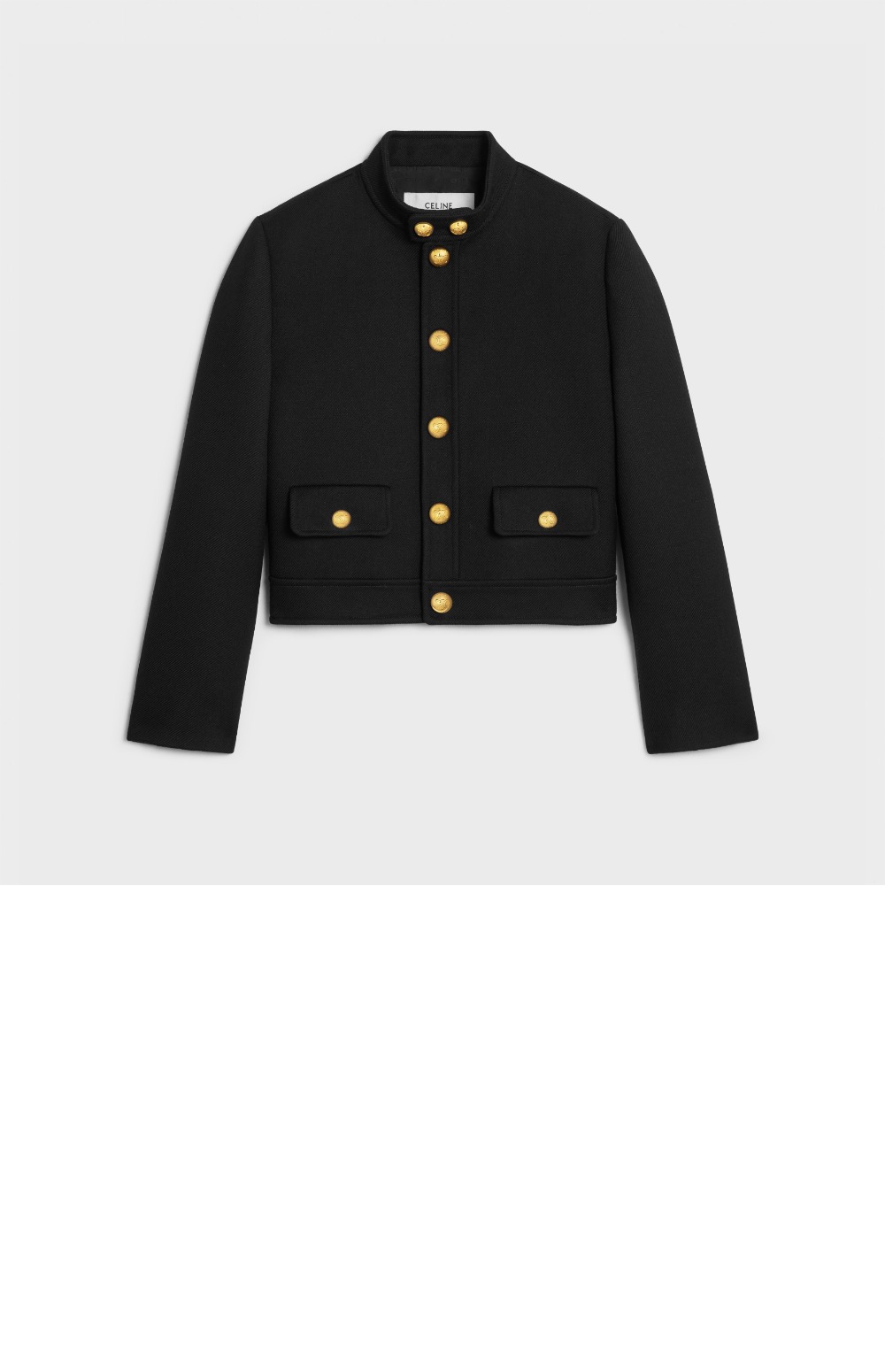 셀린느 숏 울 재킷