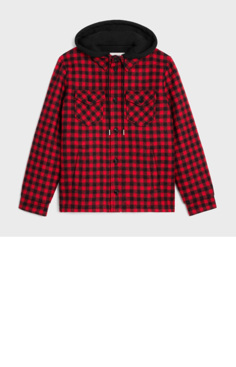 셀린느 후드 셔츠 재킷