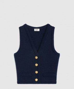 셀린느 크롭 질레 울