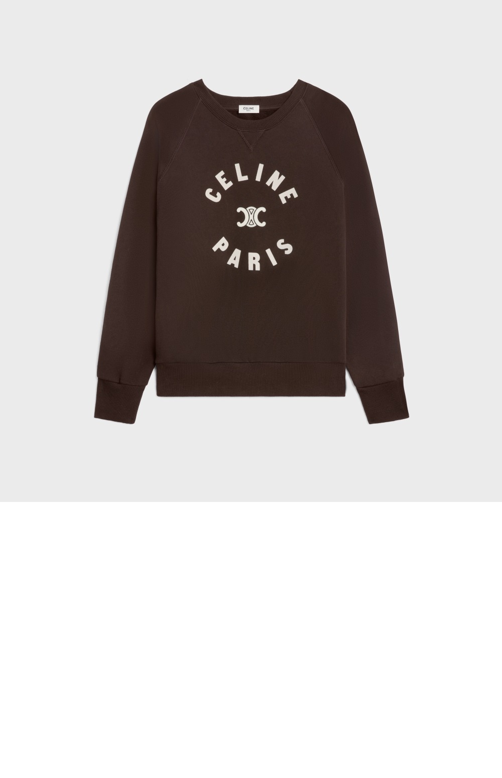 셀린느 트리옹프 스웨트셔츠 코튼 플리스