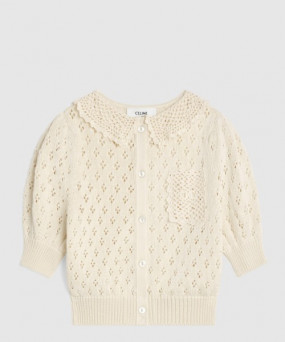 셀린느 프린트 니트 톱