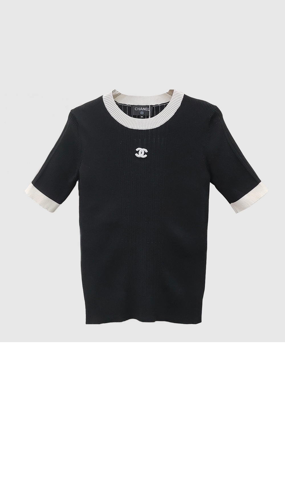 셀린느 로고 프린트 반팔