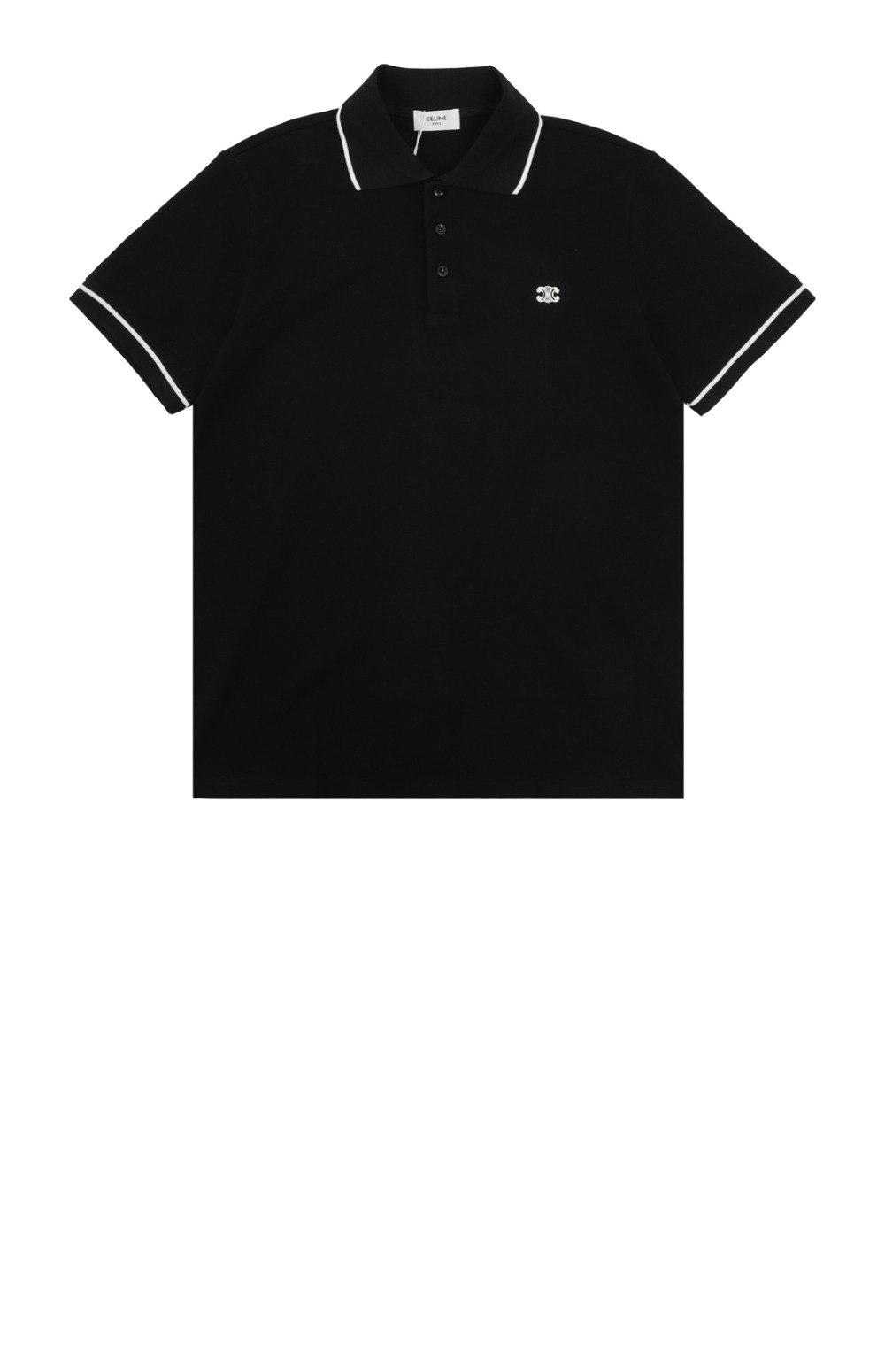 셀린느 프라다 플라워 코튼 톱