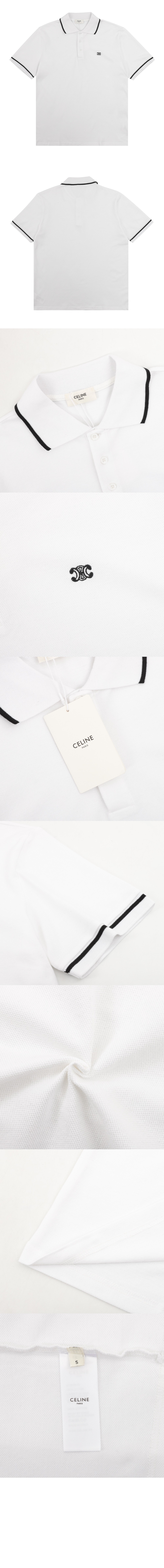 셀린느 프라다 플라워 코튼 톱