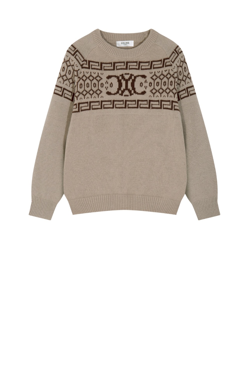 셀린느 로고 면 톱