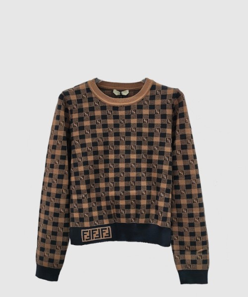 펜디 로고 프린트 긴팔