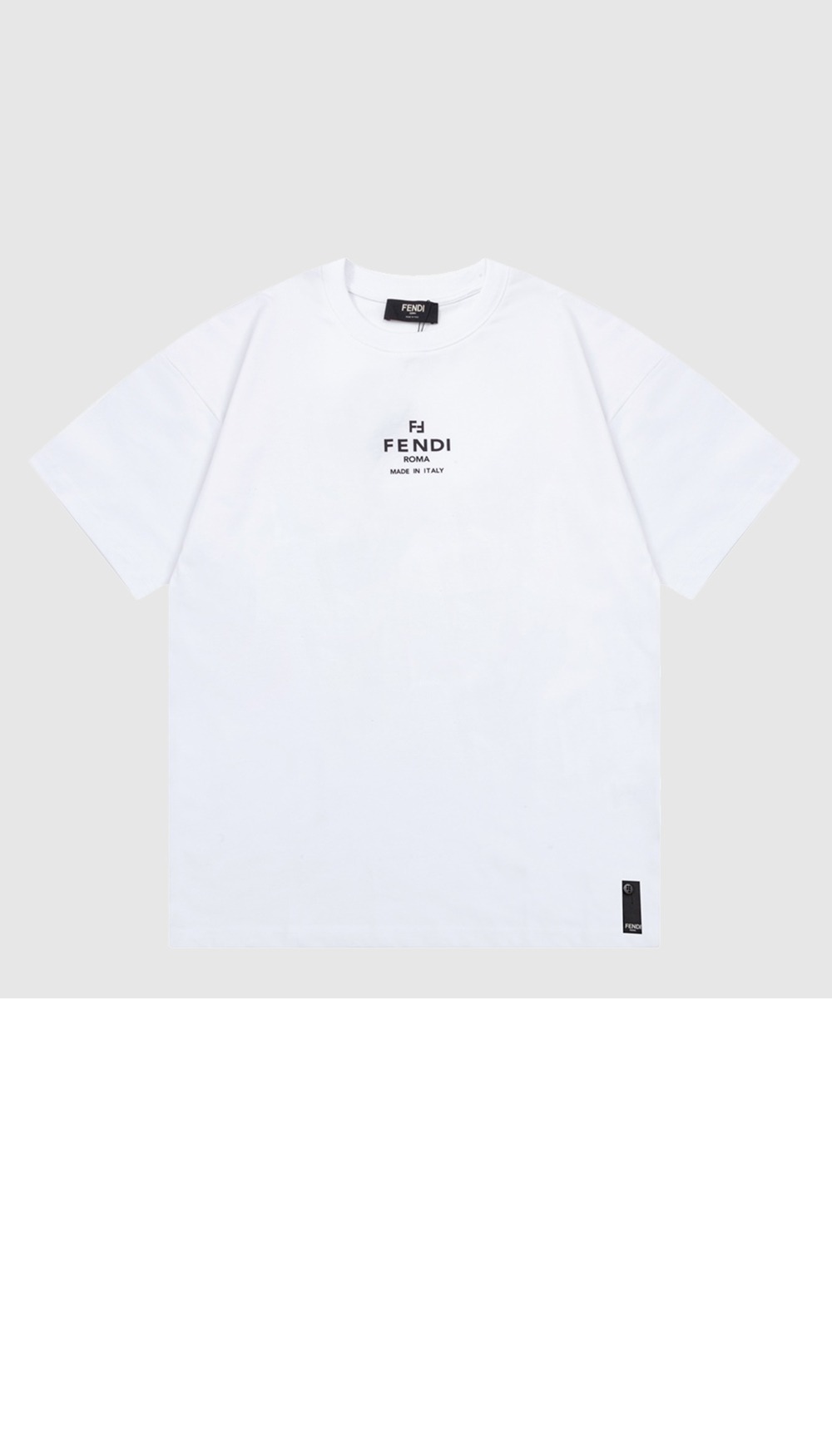 펜디 로고 프린트 반팔