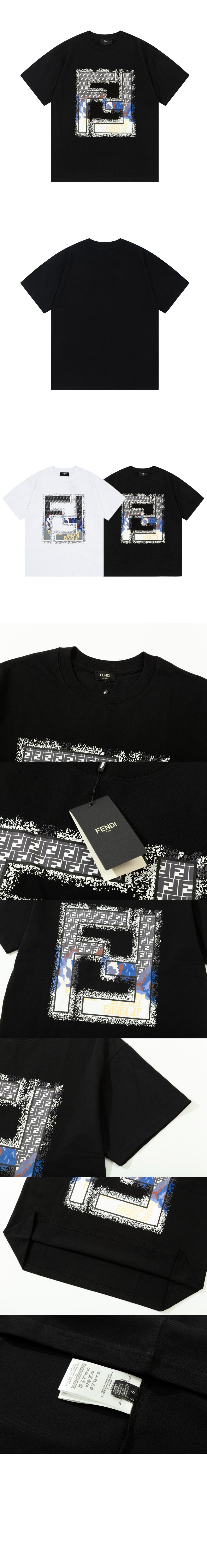 펜디 프린트 반팔