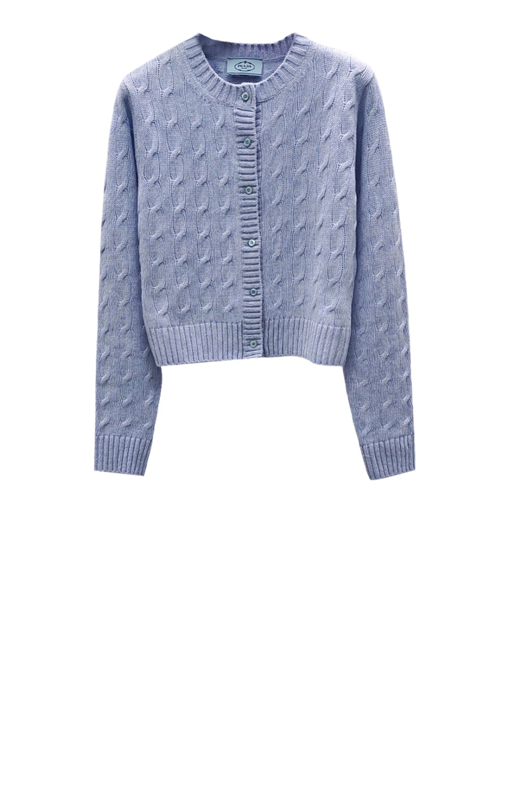 프라다 프린트 니트 톱