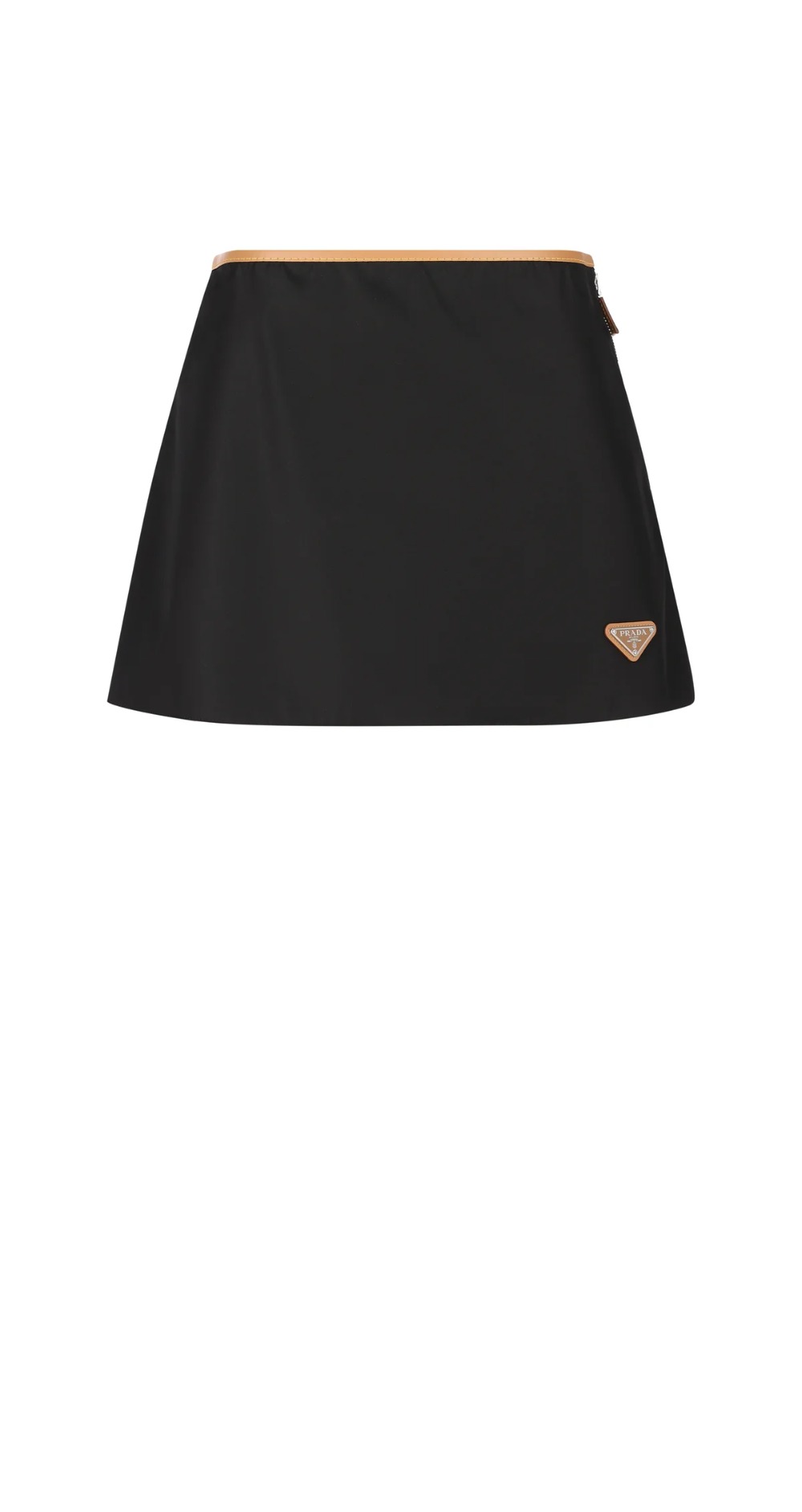 프라다 로고 하프 스커트