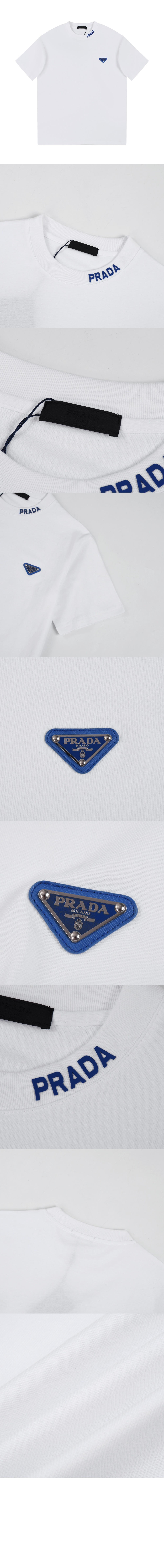 프라다 로고 프린트 반팔