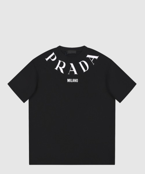 프라다 로고 프린트 반팔