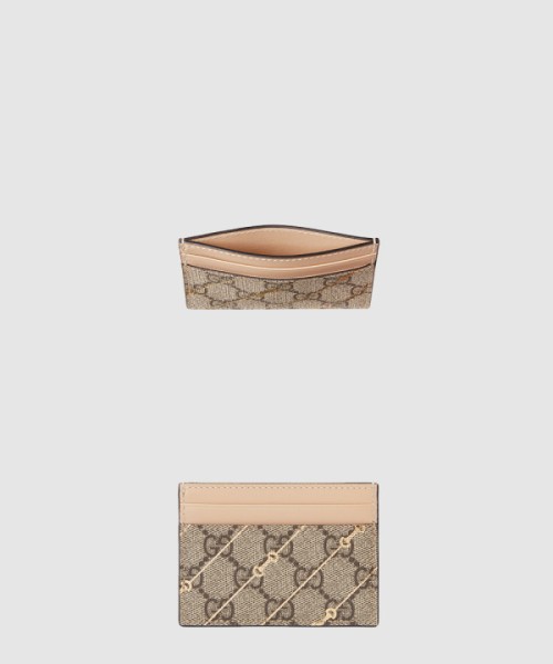 구찌 홀스빗 프린트 카드 케이스 774344