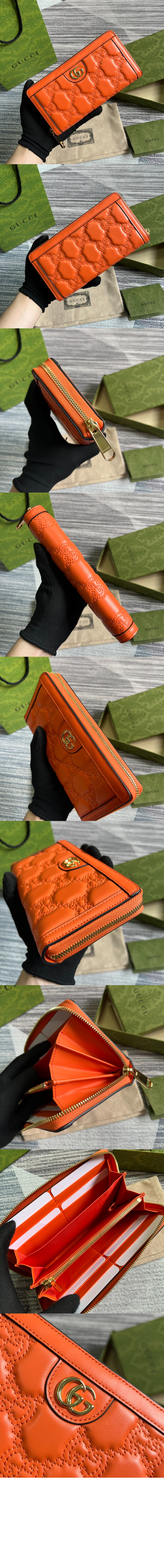 구찌 GG 마틀라세 지퍼월렛 723784