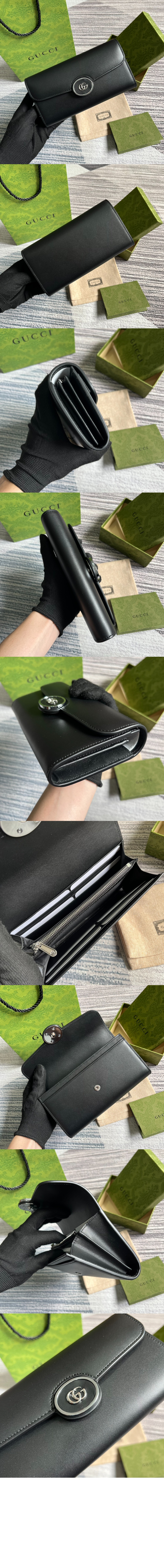 구찌 쁘띠 GG 장지갑 762167