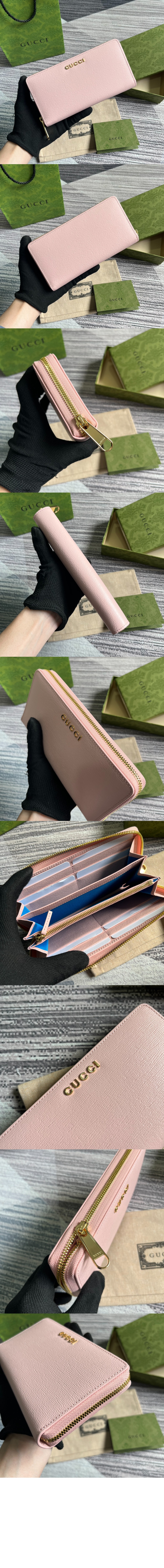 구찌 스크립트 지퍼월렛 772642