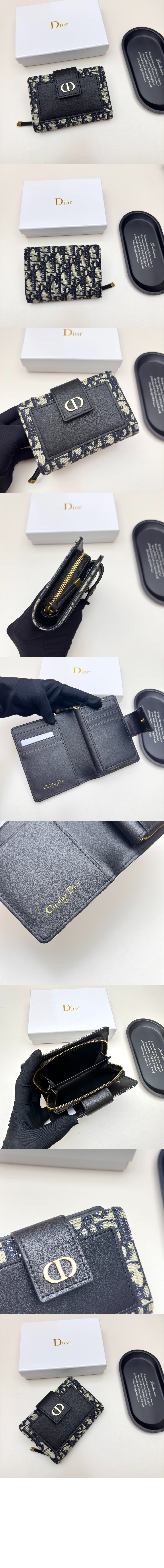 디올 30 Montaigne Dittany 월렛 지갑 S2361