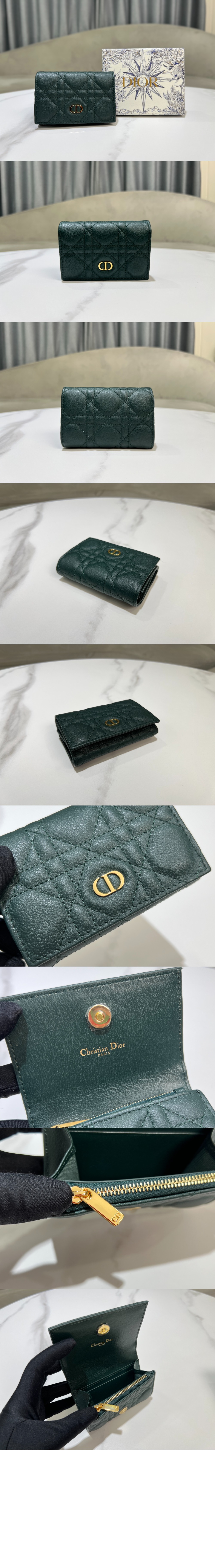 디올 Dior Caro Glycine 지갑 S5132