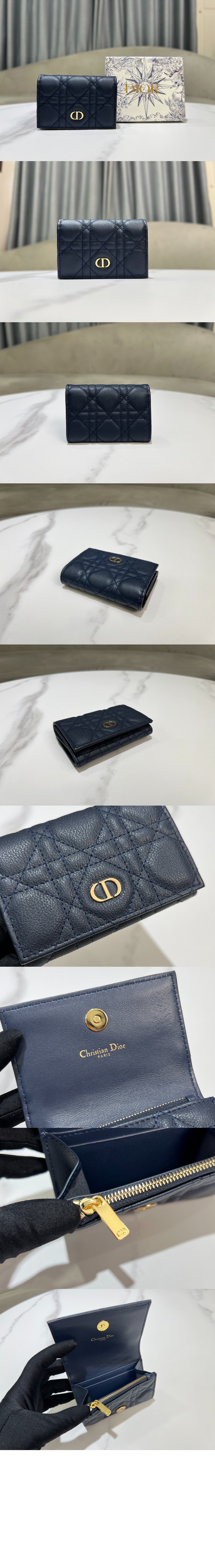 디올 Dior Caro Glycine 지갑 S5132