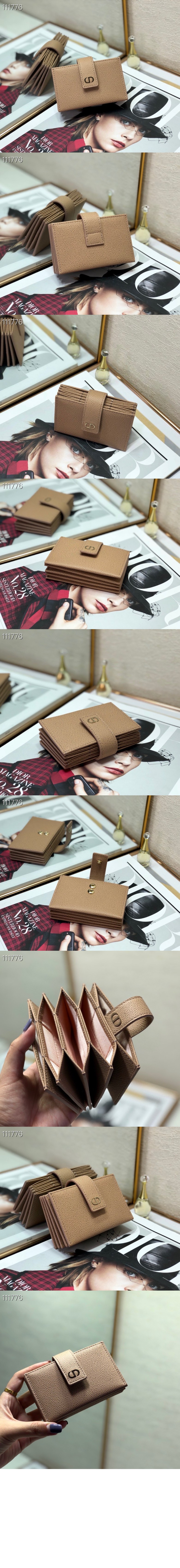 디올 30 몽테인 5-거싯 카드지갑