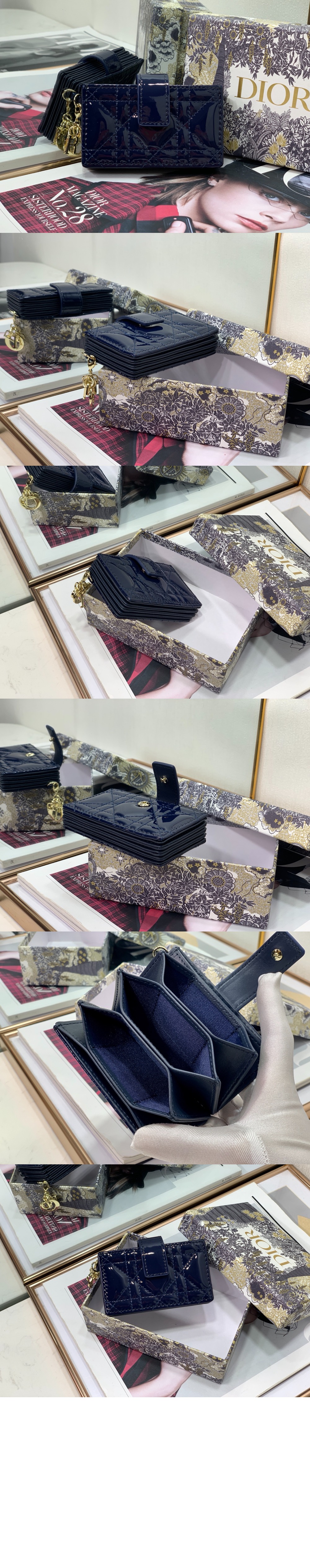 디올 5-포켓 카드지갑 S0074