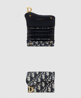 디올 새들 카드지갑 S5644