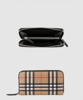 버버리 빈티지 체크 장지갑 4074696