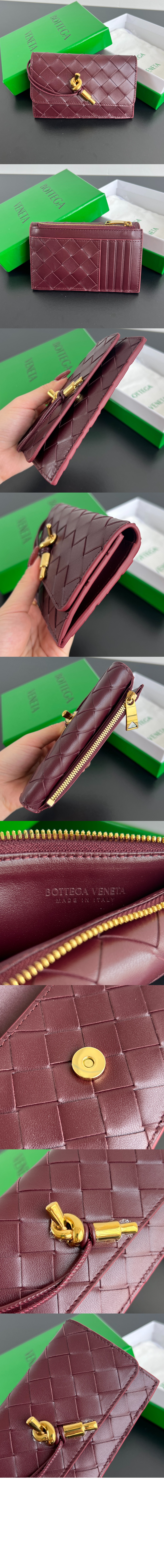 보테가베네타 안디아모 지퍼 카드 케이스 776031