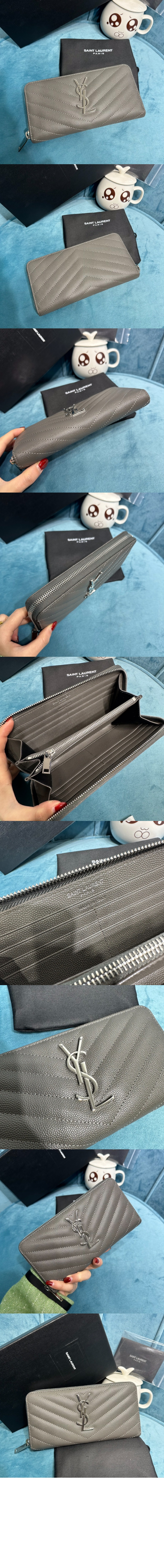 생로랑 모노그램 지퍼월렛 358094