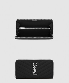 생로랑 모노그램 지퍼월렛 358094