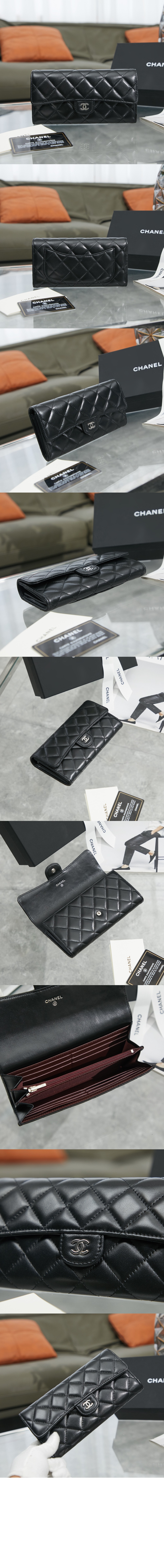 샤넬클래식 플랩 장지갑 AP0241