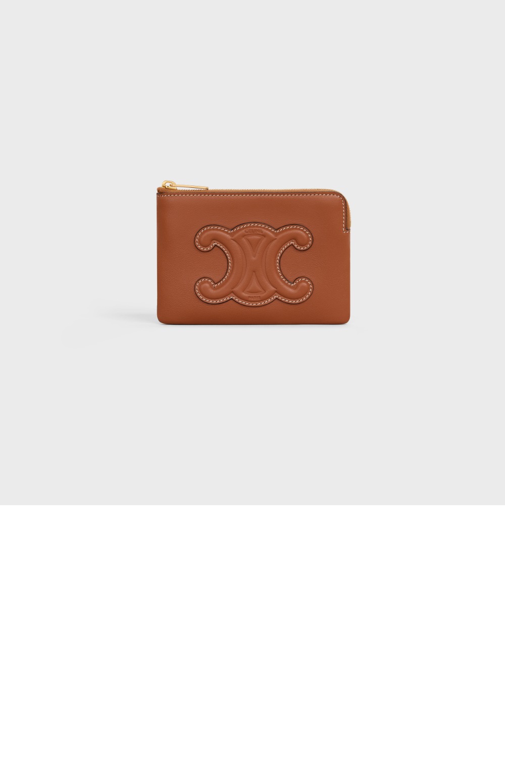 셀린느 퀴르 트리옹프 동전 & 카드 파우치 100663