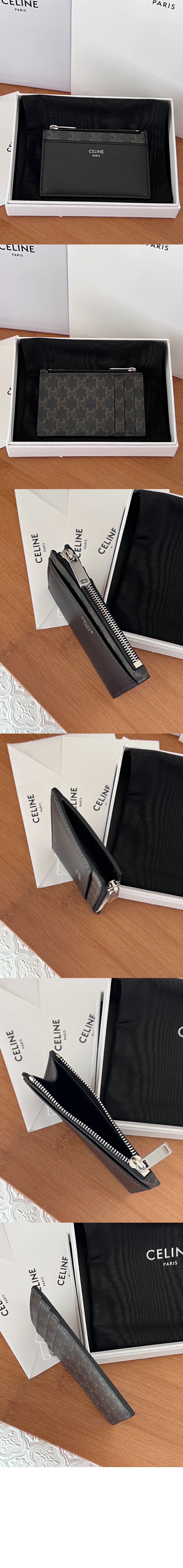 셀린느 지퍼 카드 지갑 10F992